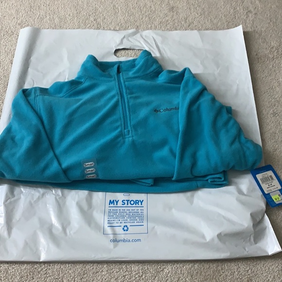 Columbia Men Pine Ridge Half Zip Fleece Pullover Sweatshirt - Picture 2 of 3